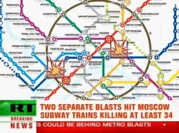 Dziesiątki ofiar po zamachach terrorystycznych w moskiewskim metrze 
