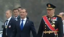 Prezydent Rosji Dimitrij Miedwiediew z oficjalną wizytą w Norwegii