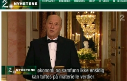 Przemówienie noworoczne do Narodu - Jego Królewskiej Mości, króla Norwegi Haralda V 