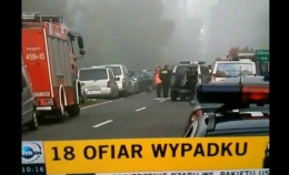 Polska: 18 osób nie żyje, tragiczny wypadek na Mazowszu‎ (Video)
