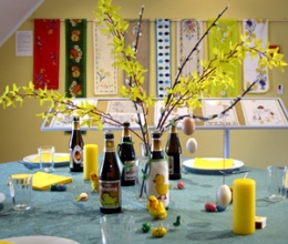 Wielkanoc w Norwegii - ławki z kościoła do gór szczytów