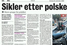 Pożądają polskich głosów - Polska grupa w konserwatywno-liberalnej partii Høyre