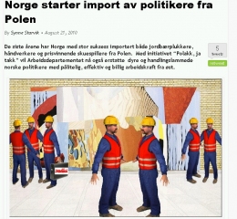 Norwegia rozpoczyna import polityków z Polski - czyli krytyka norweskiej Polonii