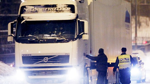 63 incydenty z udziałem zagranicznych ciężarówek