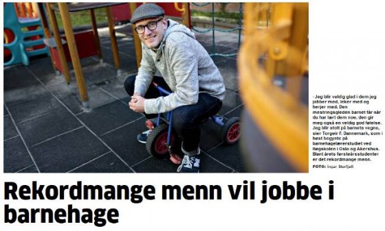 Facet w przedszkolu