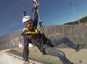 Tyrolką nad Holmenkollen