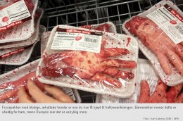 Sztuczne części ludzkiego ciała na halloween