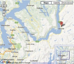 Droga E16 zamknięta na wysokości Vaksdal