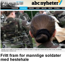 Norweskie wojsko pozwoli żołnierzom na długie włosy