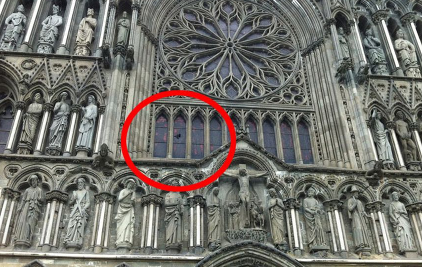 Wybito witraże w katedrze Nidaros