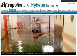 Szpital uniwersytecki w Bergen częściowo zalany