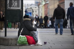 Co czwarty Norweg daje pieniądze żebrakom