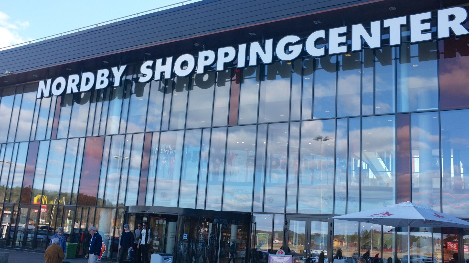 Centrum handlowe w Nordby należy do jednych z najpopularniejszych wśród Norwegów.