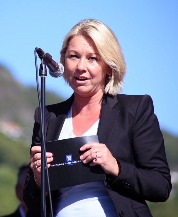Monica Mæland, norweski minister gospodarki Monica Mæland, norweski minister gospodarki