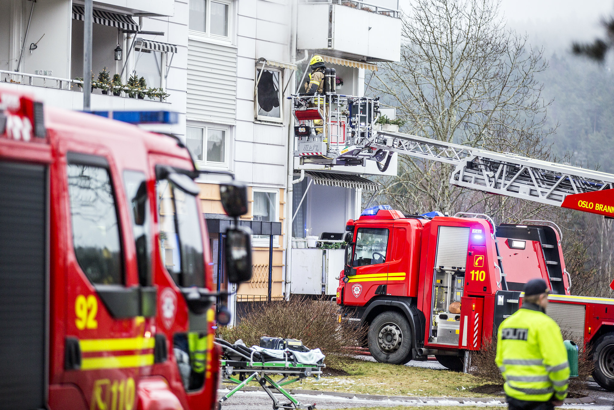Strażacy codziennie oceniają poziom zagrożenia.
