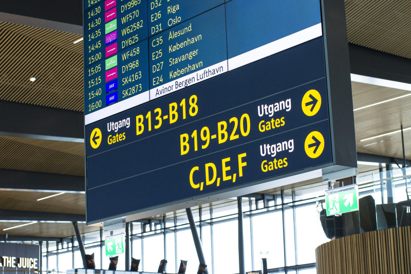 Lotnisko w Oslo to najpopularniejszy węzeł lotniczy w Norwegii.