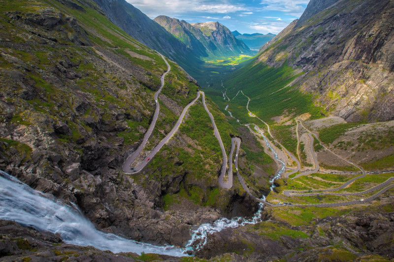 Widok na Trollstigen