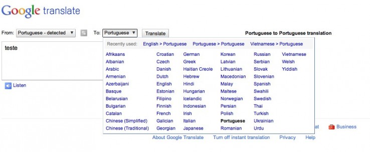 google translate