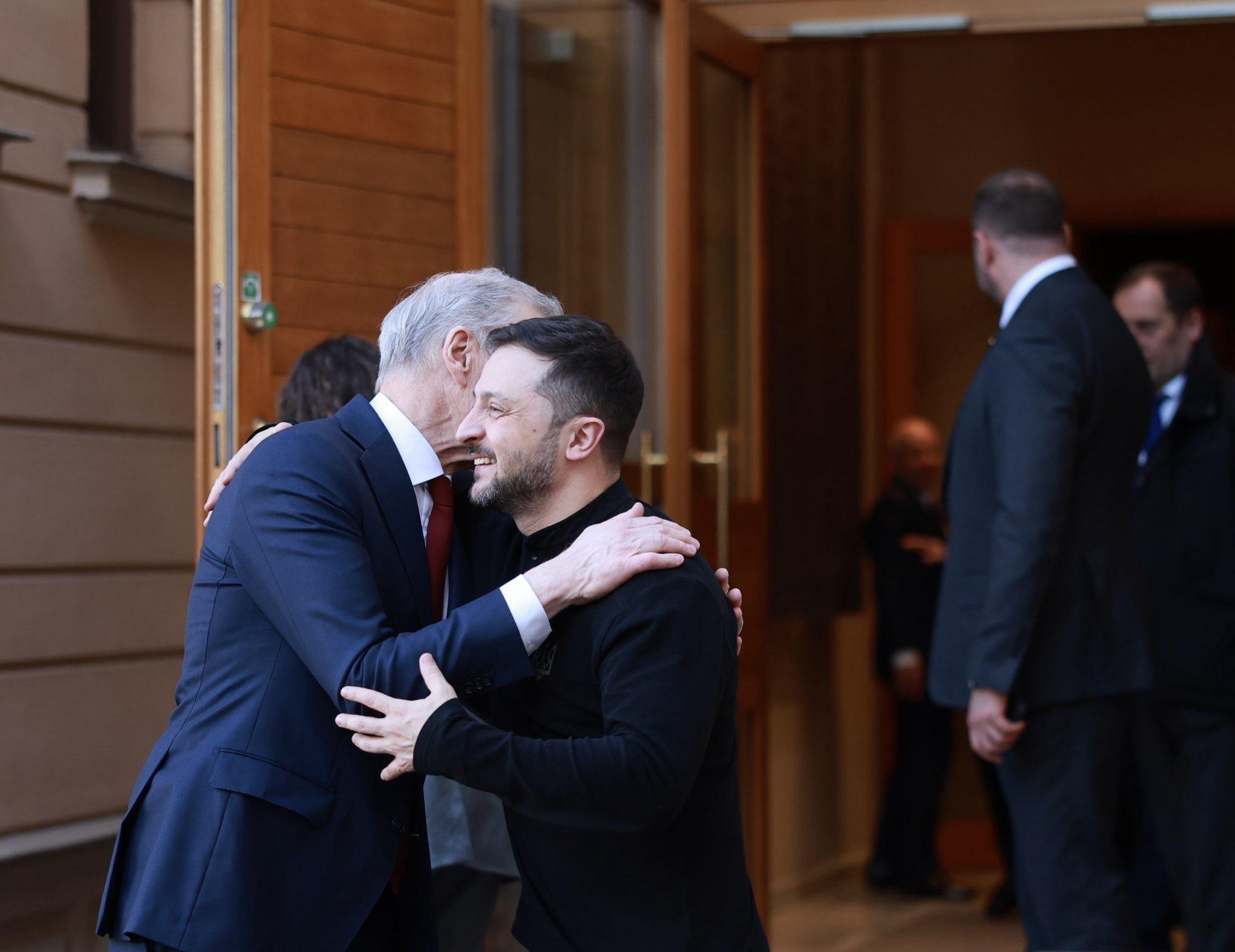 Na zdjęciu: wizyta Wołodymyra Zełeńskiego w Oslo (marzec 2025).