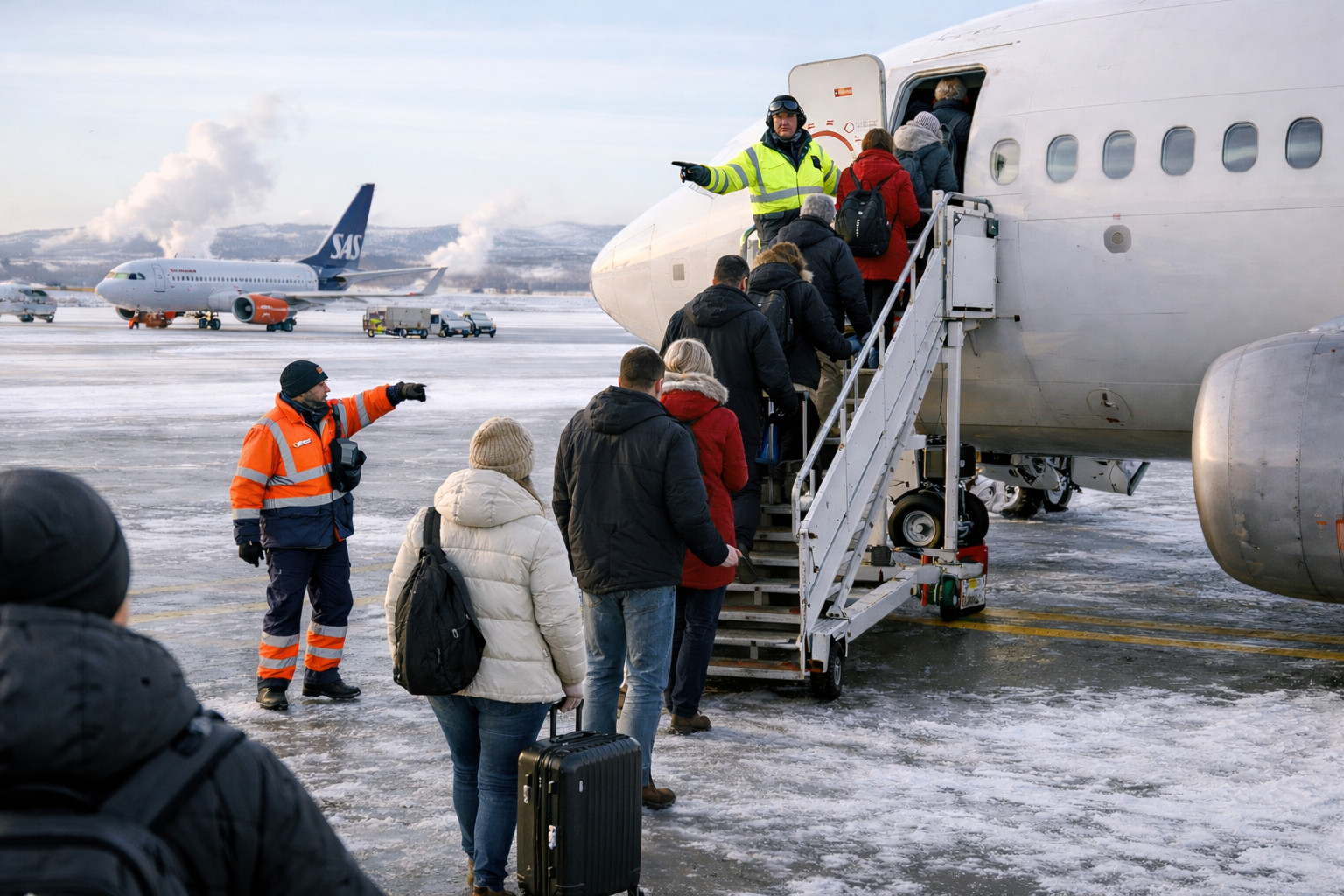 Pełne samoloty na trasach krajowych i międzynarodowych.