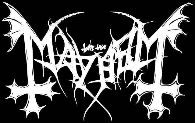 logo używane przez zespół Mayhem