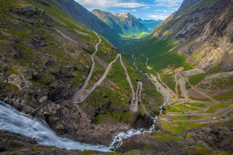 Widok na Trollstigen