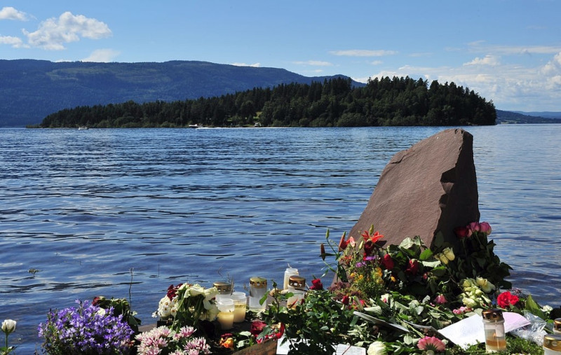 Na zdjęciu: wyspa Utøya, na której w 2011 roku doszło do masakry.