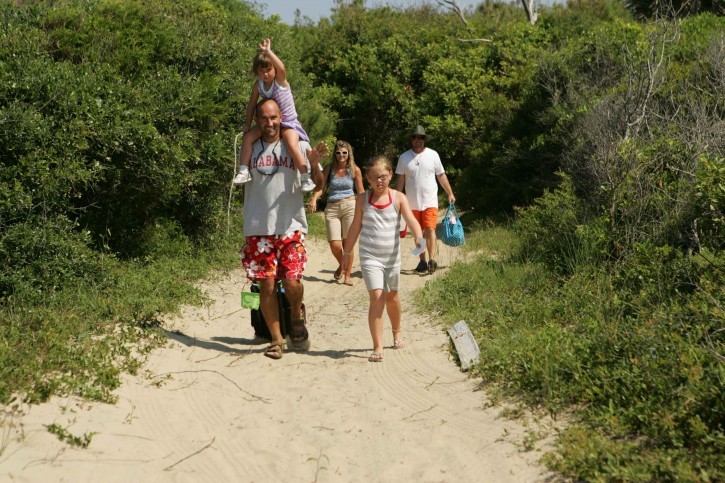W drodze na plażę W drodze na plażę
