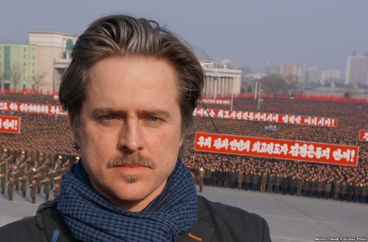 Morten Traavik podczas jednej ze swoich wizyt Morten Traavik podczas jednej ze swoich wizyt