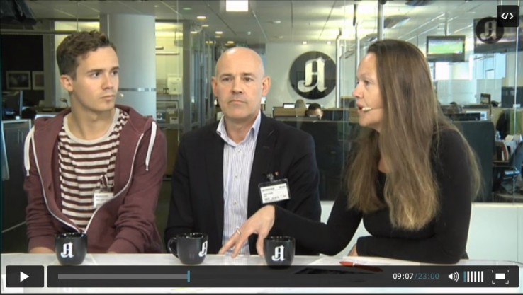 Debata w AftenpostenTV Debata w AftenpostenTV