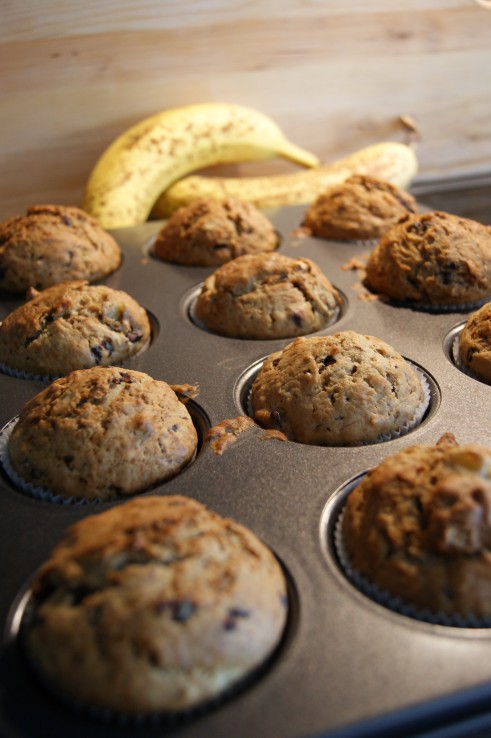 pyszne muffinki z bananami pyszne muffinki z bananami