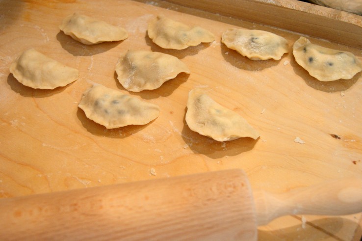 Pierogi z jagodami Pierogi z jagodami