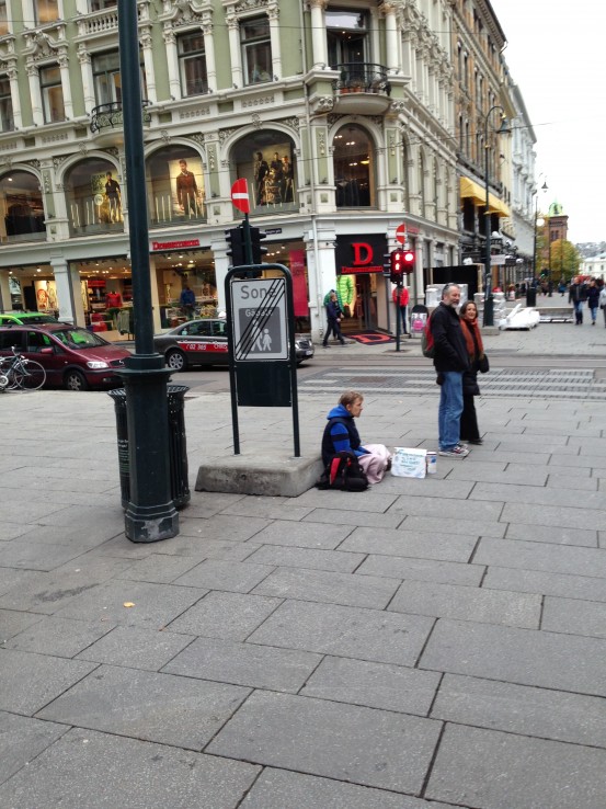 Żebrak w Oslo Żebrak w Oslo