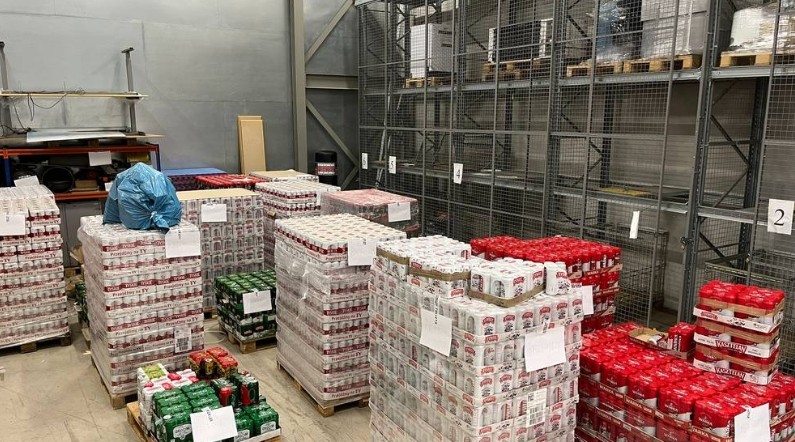 Celnicy znaleźli ponad 11 tys. litrów piwa