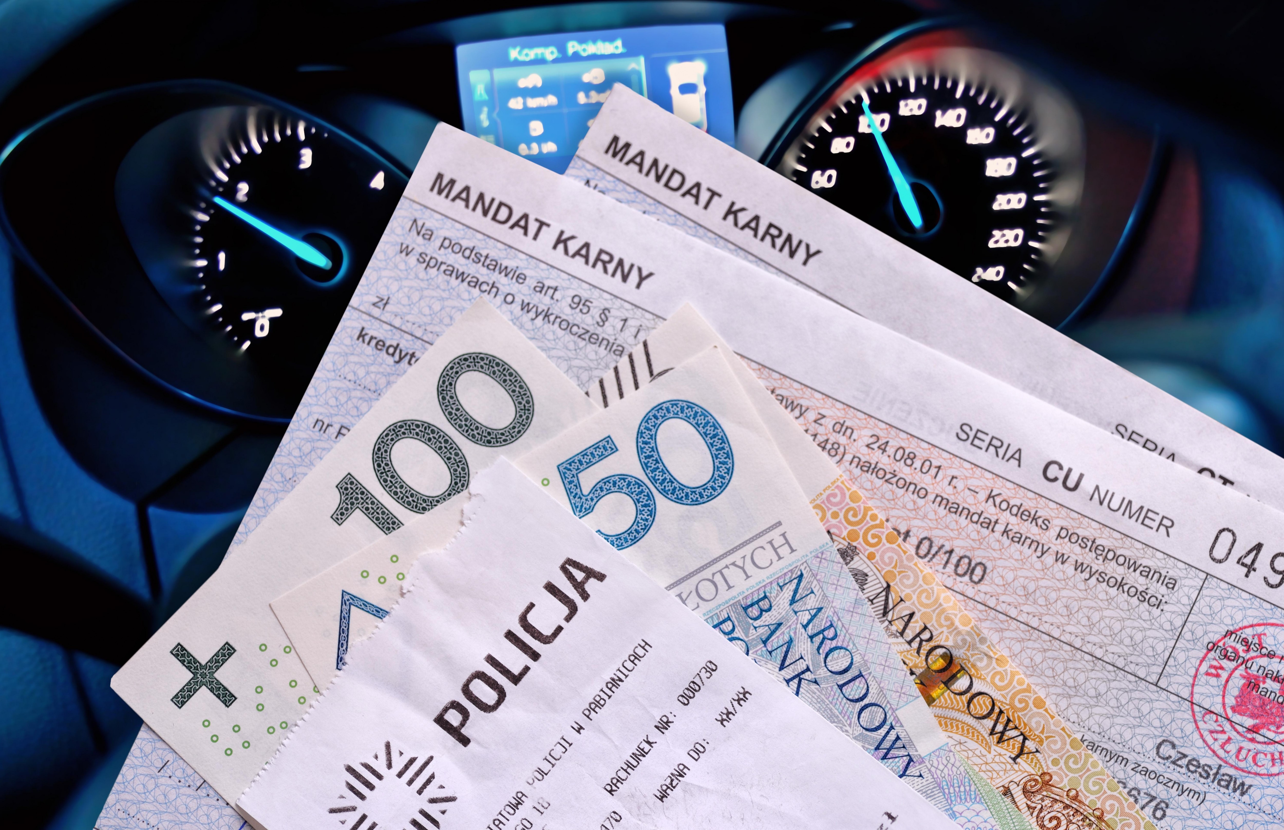 Policja może wystawić maksymalny mandat w kwocie 5 tys. złotych. /zdjęcie ilustracyjne
