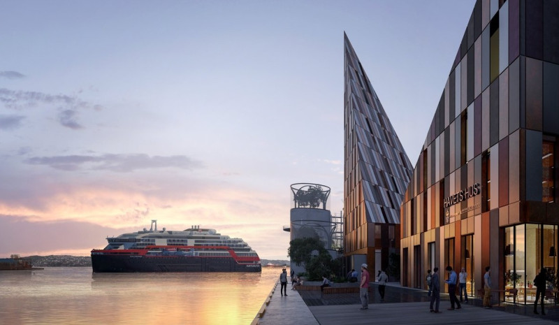 W projekcie kładzie się nacisk na nowoczesną i ekologiczną architekturę.