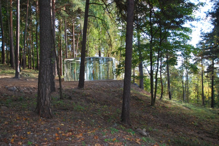 Jedna z wielu ciekawych instalacji w Ekebergparken