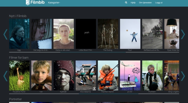 Screen z aplikacji Filmbib.