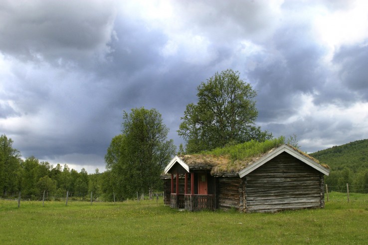 typowa norweska chatka typowa norweska chatka