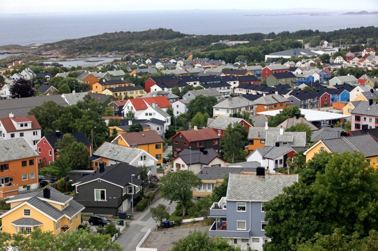 Widok na Kristiansund Widok na Kristiansund