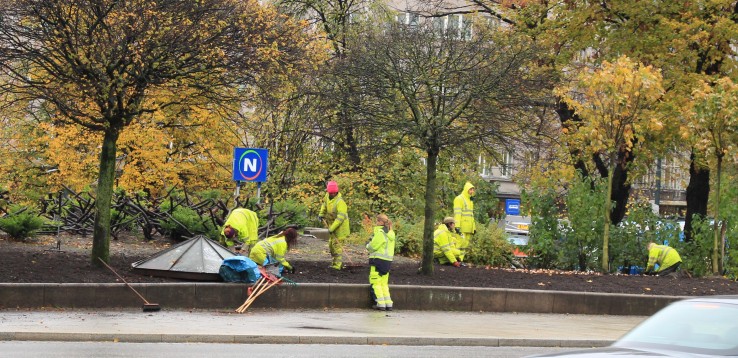 pracownicy w Oslo