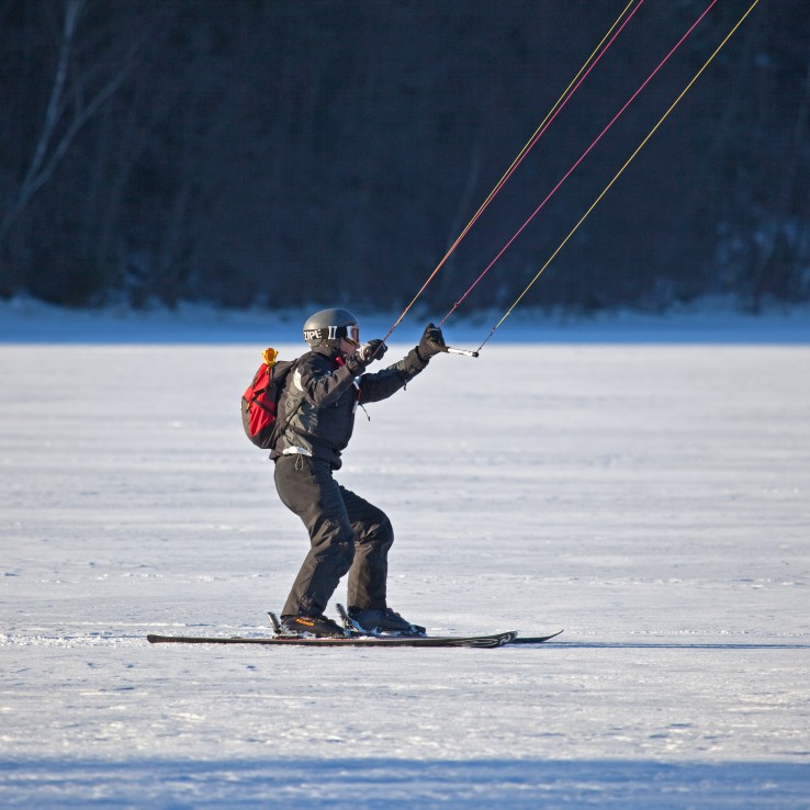 kite-skiing