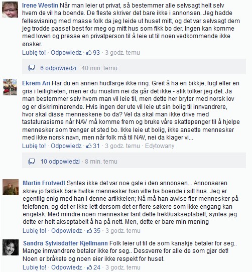 Dyskusja na Facebooku Dyskusja na Facebooku