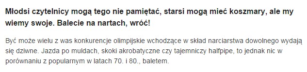 Balet na nartach Balet na nartach