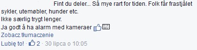 Komentarz z Facebooka Komentarz z Facebooka