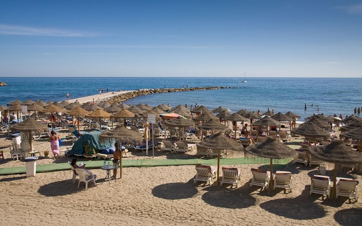 plaża na Costa del Sol