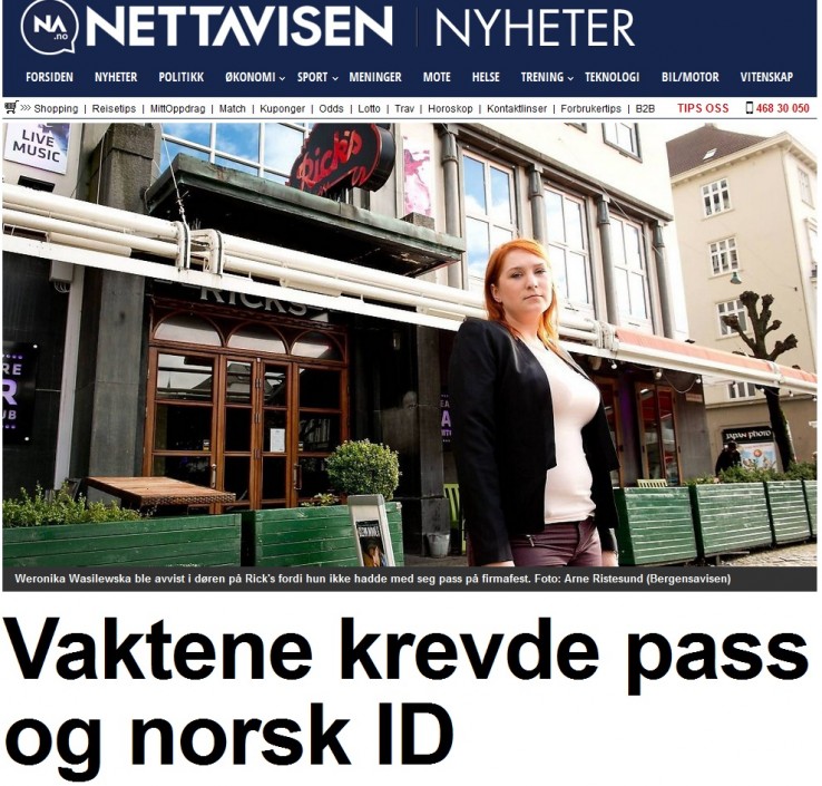 Nie wpuszczono Polki do klubu Nie wpuszczono Polki do klubu