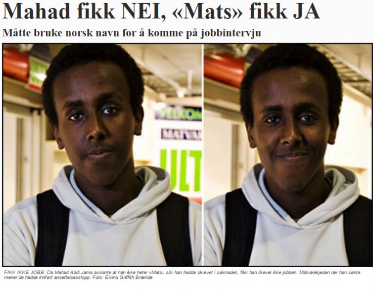 Somalijczyk, który zmienił nazwisko żeby zdobyć pracę Somalijczyk, który zmienił nazwisko żeby zdobyć pracę