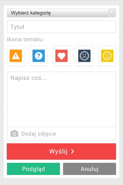 Aplikacja mobilna forum