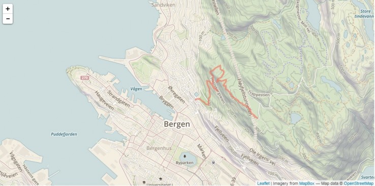 Trasa Tippetue - Fløyen